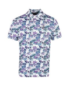 Polo de Golf Estampado Radio Original Penguin